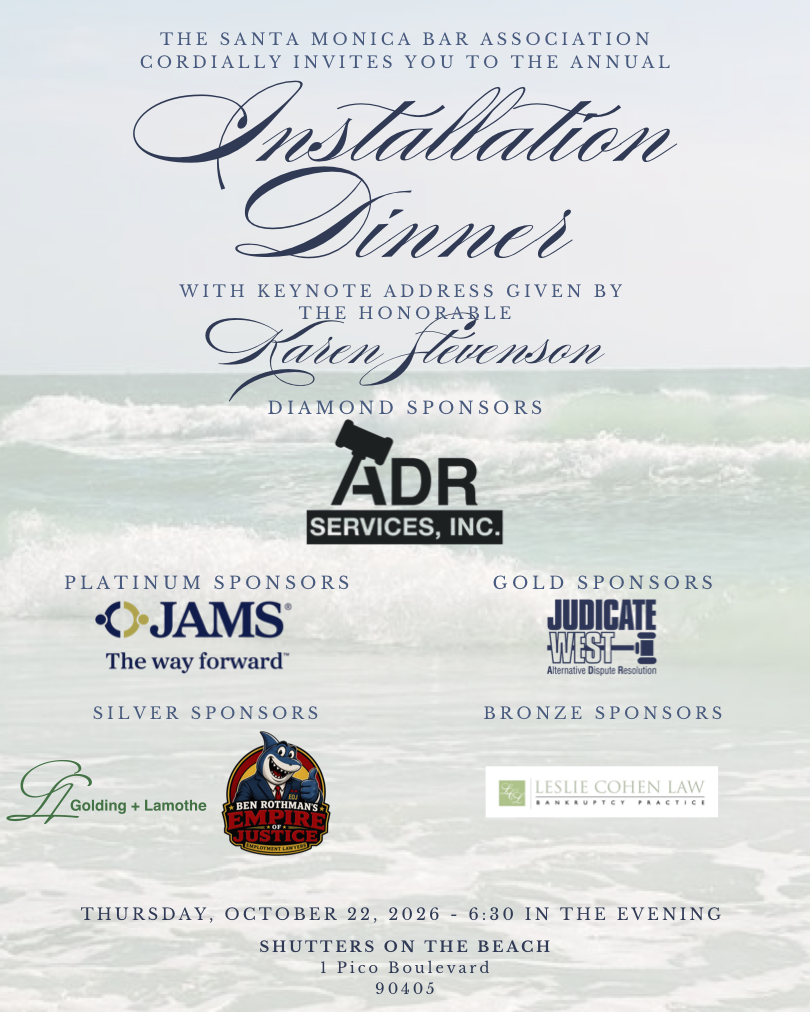 Installation Dinner Flyer 2026